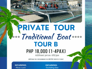 Private Tour (Traditional Boat) TOUR B