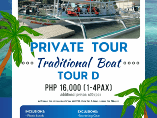 Private Tour (Traditional Boat) TOUR D
