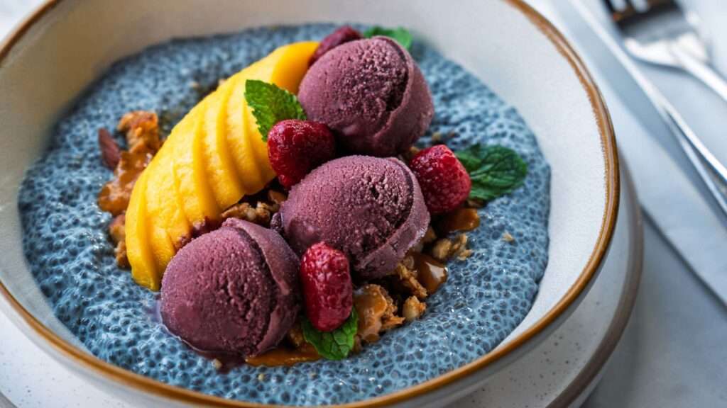 Plant-based dish served at Ver De, the vegan restaurant at H Hotel El Nido